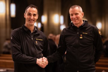 Markus Wegmüller und Alain Sahli. Vergrösserte Ansicht