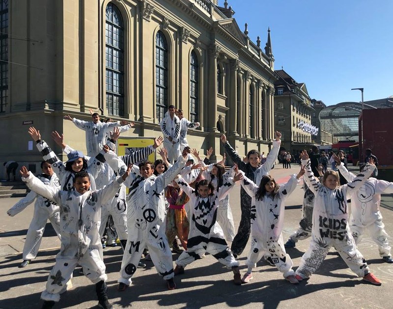 Bild HumanX Performance Kidswest Aktionswoche gegen Rassismus 2019.