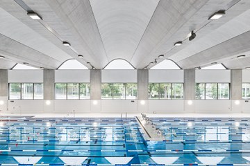 50m Becken (Rolf Siegenthaler Fotografie). Vergrösserte Ansicht