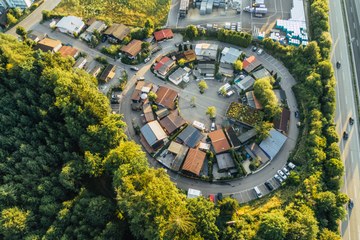 Luftaufnahme Standplatz Buech 1. Vergrösserte Ansicht