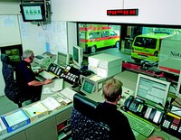 Zentrale der Sanitätspolizei Ende 90er Jahre