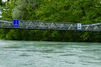 Signalisation am Schönausteg Bild Sportamt Stadt Bern