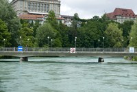 Signalisation an der Dalmazibrücke Bild Sportamt Stadt Bern