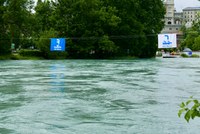 Signalisation auf Höhe Marzilibad Bild Sportamt Stadt Bern