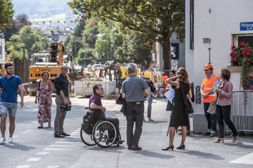 3 Umsetzung hindernisfreier öffentlicher Raum Bild Alexander Egger (JPG, 5 MB). Vergrösserte Ansicht