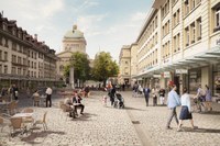 Visualisierung Bärenplatz © Nightnurse Images, Zürich (Stand: Vorprojekt)