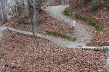 Treppe vor der Sanierung. Vergrösserte Ansicht