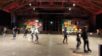 Rollschütz in der Grossen Halle
