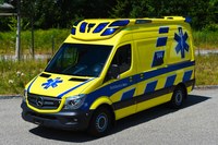 Rettungswagen linke Seite