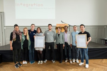 Integrationspreis 2016 Brunnadere Lade und wegeleben Bild Sandra Blaser. Vergrösserte Ansicht