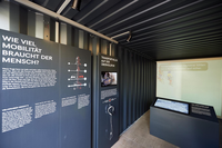 Mobilitäts-Container von innen.