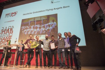 Bärnchampions 2017 Flying Angels Bern, Team. Vergrösserte Ansicht