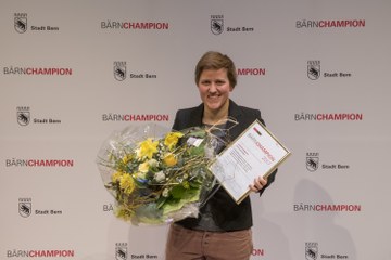 Bärnchampions 2017 Isabella Manzoni, Offene Kategorie Einzelsportlerin. Vergrösserte Ansicht