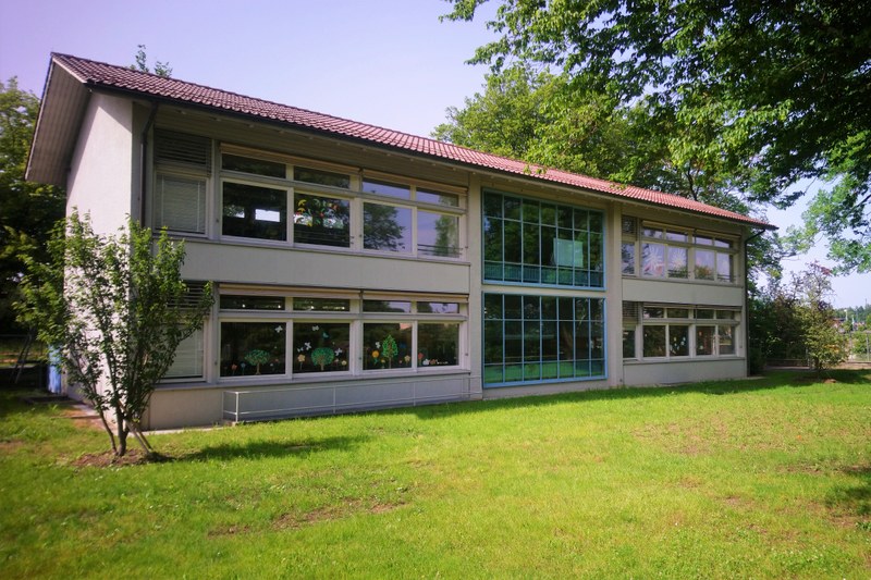 Bestehender Schulpavillon Steigerhubel. Bild: Hochbau Stadt Bern.