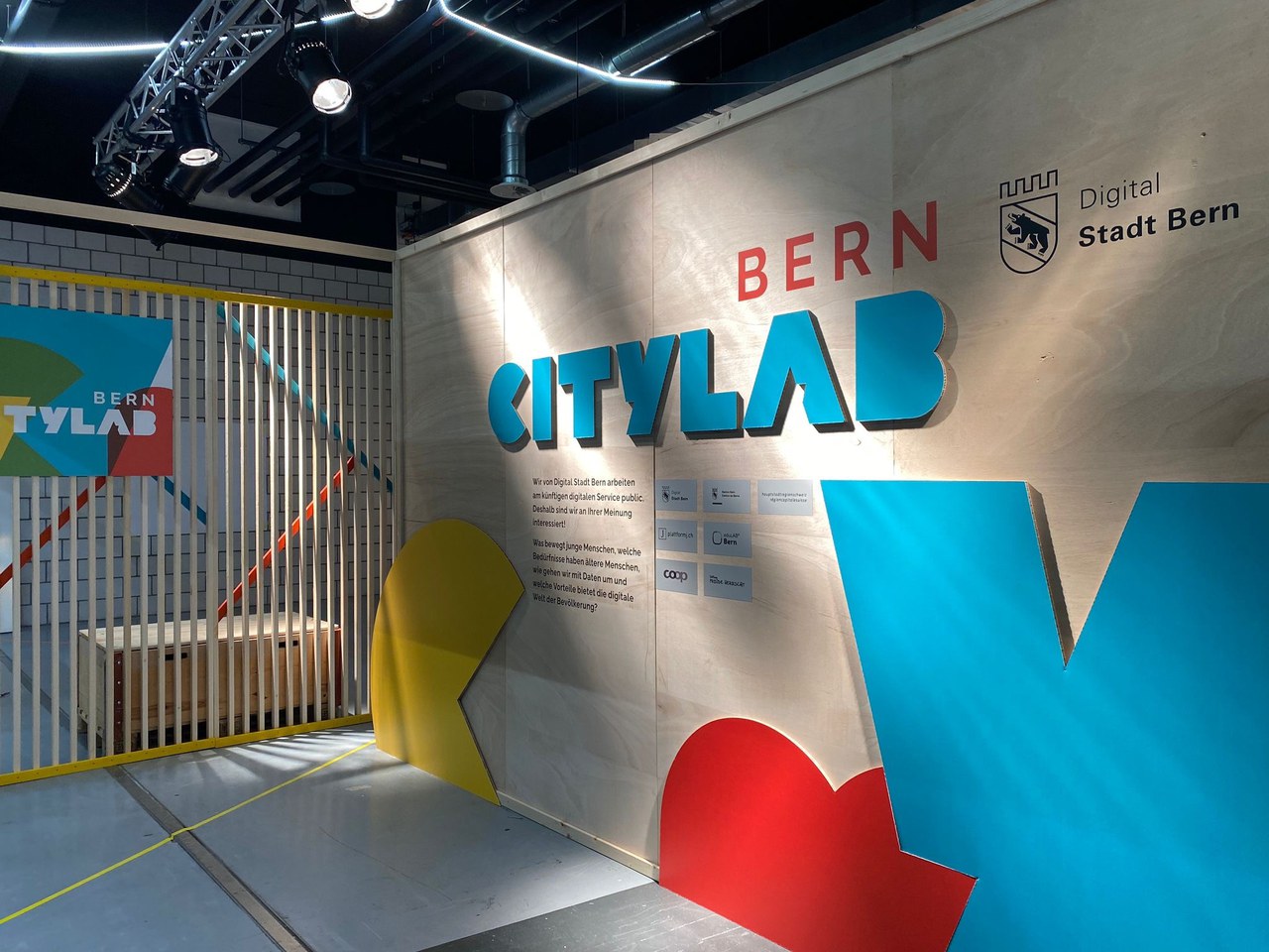 Das Bild zeigt das CityLab Bern auf dem BEA-Gelände.