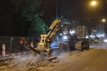 Intensivbauphase Eigerplatz 2 Bild Hansueli Trachsel. Vergrösserte Ansicht