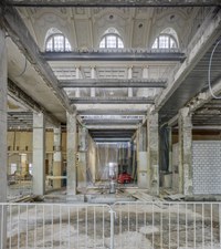 Durchbruch Bühnenboden Bild Alexander Gempeler Bern