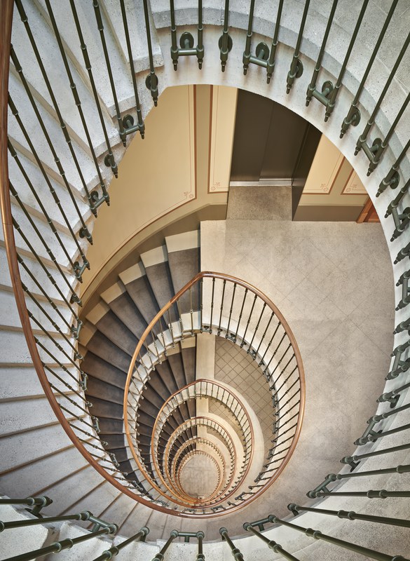 Treppenhaus im ehemaligen Hotel Metropole