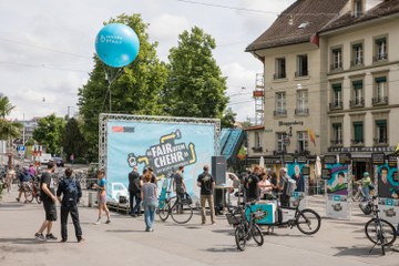 Fair ufem Chehr   Start Sensibilisierungsaktion (JPG, 2,5 MB). Vergrösserte Ansicht