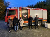 FW Bolligen und Stadt Bern v.l. Daniela Freiburghaus, Reto Nause, Kathrin Zuber, Bernhard Rüegg, Alain Sahli