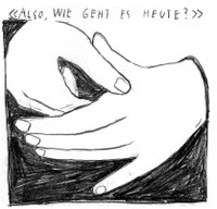 Die Frage, aus dem Comic „Ein bisschen weniger sterben“, 2022, Julia Trachsel