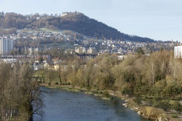 Gaswerkareal Hochwasserschutz Visualisierung Tiefbauamt Stadt Bern Mathys Partner Visualisierung. Vergrösserte Ansicht