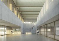 Eingangshalle (Visualisierung: Team Berrel Berrel Kräutler)