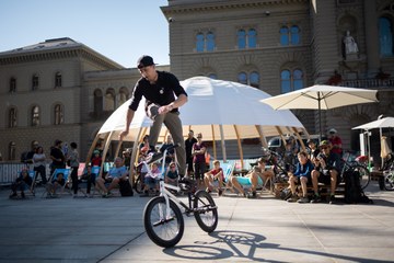 HalloVelo Flatland Show Bild TRIEBHAUS. Vergrösserte Ansicht