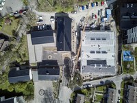 Luftansicht Schulanlage Bethlehemacker. Bild: Thomas Kaspar