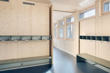 KG Depotstrasse Garderobe. Vergrösserte Ansicht