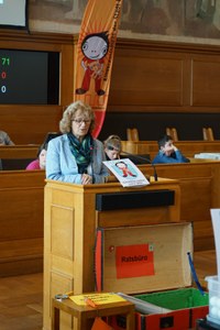 Annemarie Tschumper, Leiterin Gesundheitsdienst, im KiPa 