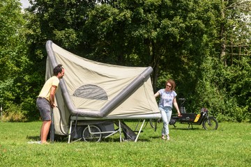 Projekt bleib hier   Velo Camping. Vergrösserte Ansicht