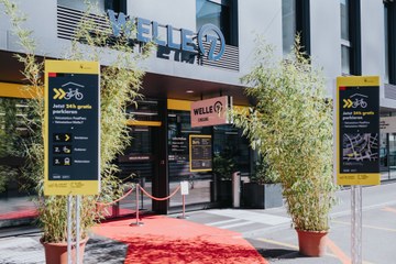 Eröffnung Velostation Welle7 Eingang Bild Florian Seifert 4. Vergrösserte Ansicht