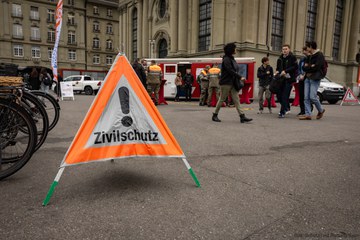 Notfalltreffpunkt Bahnhofplatz 5. Vergrösserte Ansicht
