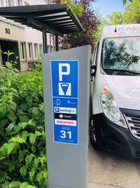 Bild Parkuhr Smartphone Bezahlung