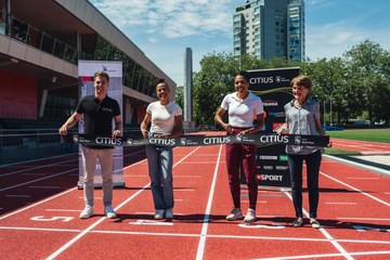 Pressekonferenz Leichtathletikstadion Wankdorf. Vergrösserte Ansicht