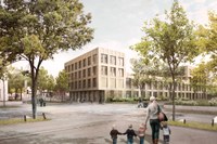 Visualisierung Erweiterung Schule Spitalacker Kast Kaeppeli Architekten