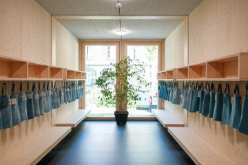Garderoben (Quelle: Stadt Bern). Vergrösserte Ansicht