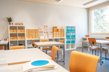 Blick in ein Schulzimmer (Quelle: Stadt Bern). Vergrösserte Ansicht