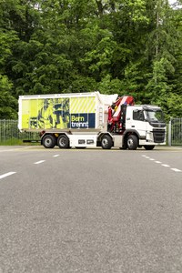 Fahrzeug an Entsorgungsstelle hoch (Bild Rob Lewis)