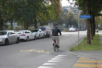 Geändertes Vortrittsregime auf der Velostrasse Beundenfeld-Herzogstrasse Bild Verkehrplanung Stadt Bern