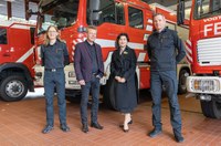 PdP Tanklöschfahrzeug Ukraine Bild 1. Bild: Schutz und Rettung Bern.