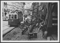 Bild Umbau der Marktgasse 1938, Foto vom Tiefbauamt (SAB 1003 2 39E)