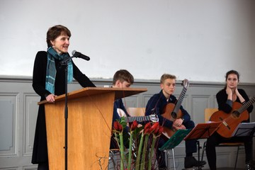 Sozialpreis 2015 Rede Gemeinderätin Franziska Teuscher. Vergrösserte Ansicht