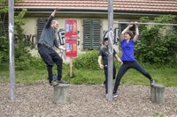 1 Eröffnung BärnParcours mit Franziska Teuscher, Bild: Sportamt der Stadt Bern