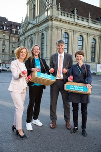 Ursula Wyss, Karl Vogel, Alec von Graffenried und Franziska Teuscher (Bild: Marco Zanoni)