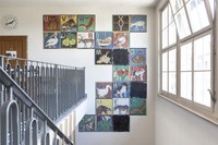 Wandbild im Schulhaus Wylergut (Foto   Attila Janes)