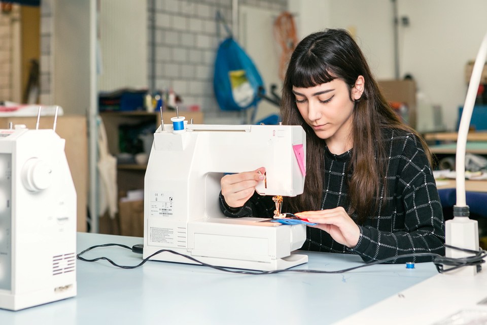 Arbeit im Nähatelier