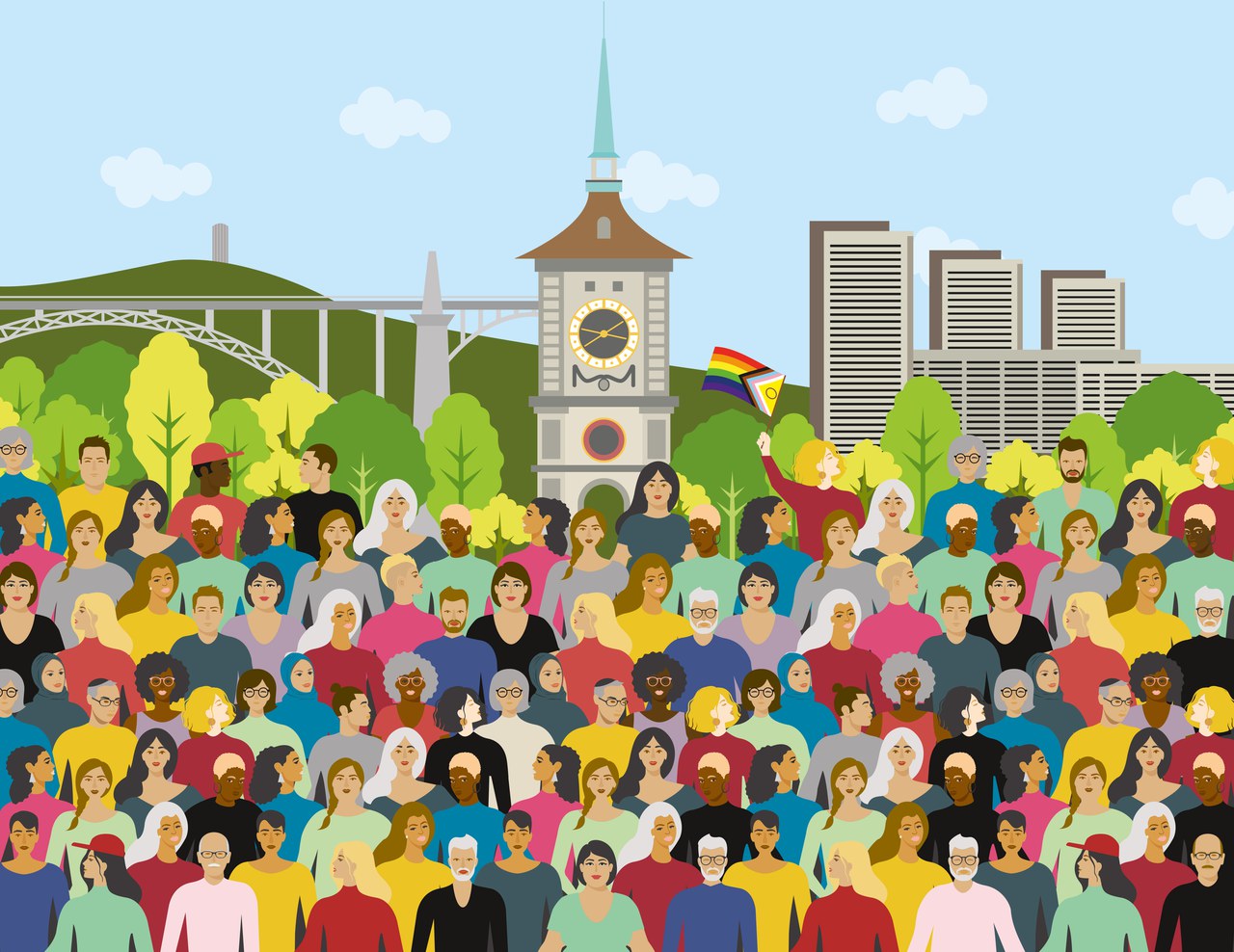 Key Visual Bern schaut hin