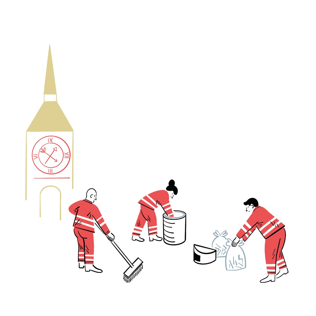 Bild Aktionsplan Gleichstellung. Illustration von Lisa Steiner